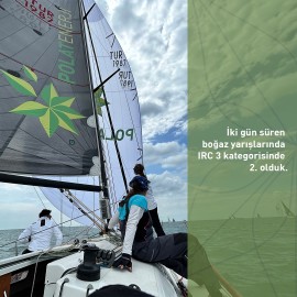 Polat Enerji Sailing Team came in 2nd in the 38th Year Admiral's Cup Races!